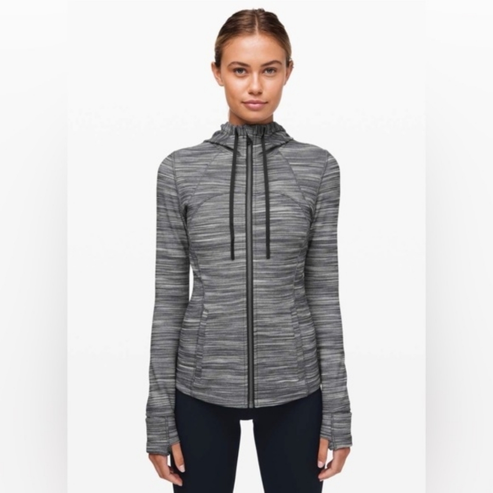 Lululemon Hooded Define Jacket Grey Sz 8